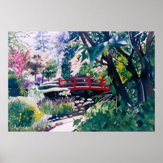 Japanischer Garten Poster (Vorne)