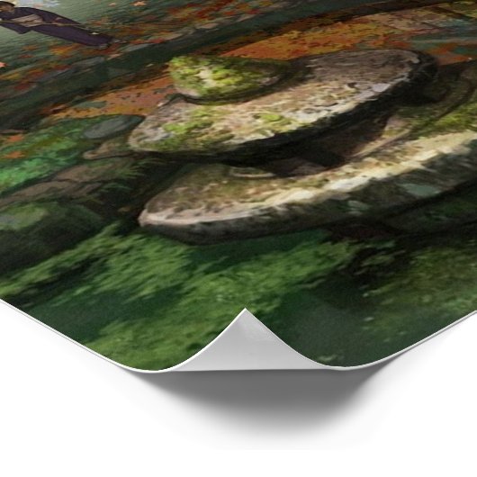 Japanischer Garten Poster (Ecke)