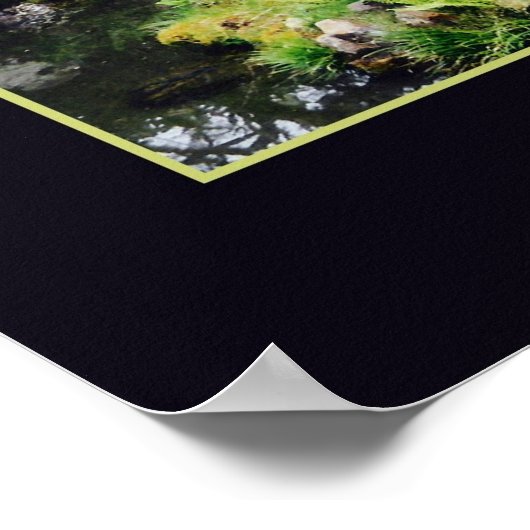 Japanischer Garten Poster (Ecke)