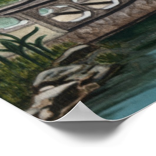 japanischer Garten Poster (Ecke)