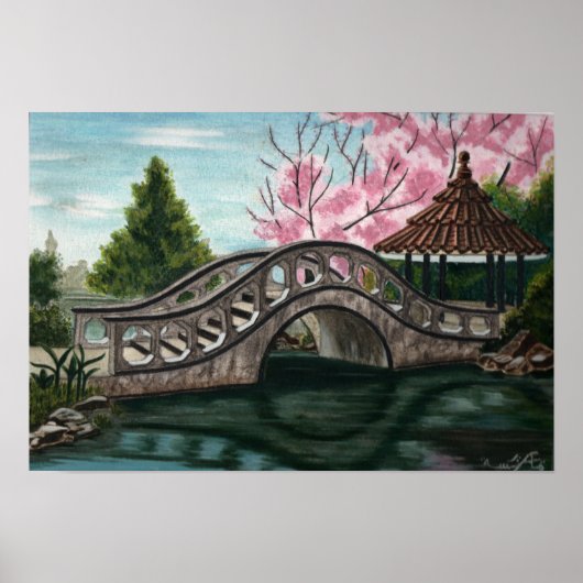japanischer Garten Poster (Vorne)