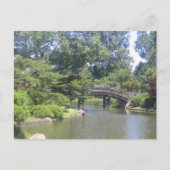 Japanischer Garten Postkarte (Vorderseite)