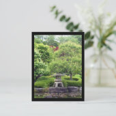 japanischer Garten Postkarte (Stehend Vorderseite)