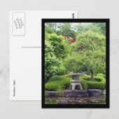 japanischer Garten Postkarte (Vorne/Hinten)