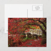 Japanischer Garten Postkarte (Vorne/Hinten)
