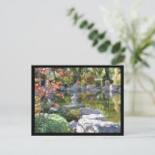 Japanischer Garten Postkarte (Stehend Vorderseite)