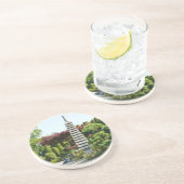 Japanischer Garten Sandstein Untersetzer (Seite)