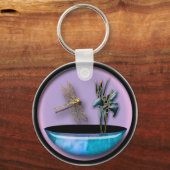 Japanischer Garten Schlüsselanhänger (Vorderseite)