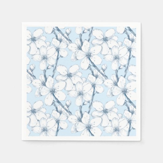 Japanischer Garten Serviette (Vorderseite)