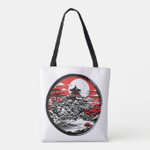 Japanischer Garten Tasche (Rückseite)