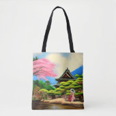 Japanischer Garten Tasche (Vorderseite)