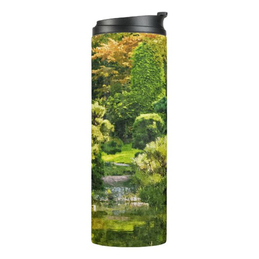 Japanischer Garten Thermosbecher (Nach links gedreht)