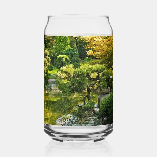 Japanischer Garten - Traditionelle Ästhetik Dosenglas (Vorderseite)