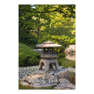 Japanischer Garten - Traditionelle Ästhetik Fotodruck
