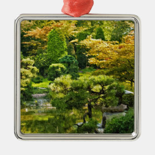 Japanischer Garten - Traditionelle Ästhetik Ornament Aus Metall