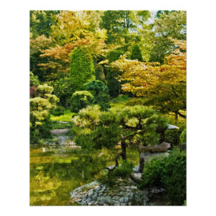 Japanischer Garten - Traditionelle Ästhetik Poster