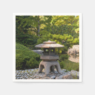 Japanischer Garten - Traditionelle Ästhetik Serviette
