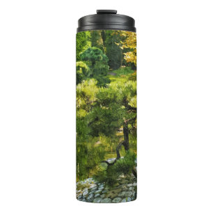 Japanischer Garten - Traditionelle Ästhetik Thermosbecher