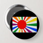 JAPANISCHER GAY PRIDE BUTTON (Vorne & Hinten)