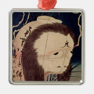 Japanischer Geist Ornament Aus Metall