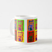 JAPANISCHER Geld CAT Maneki Neko Kaffeetasse (Vorderseite Links)
