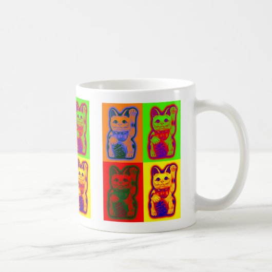 JAPANISCHER Geld CAT Maneki Neko Kaffeetasse (Rechts)