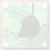 Japanischer Girl Summer Classy Glass Untersetzer (Rückseite)