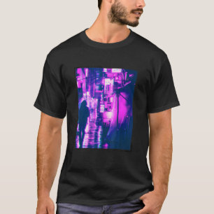 Japanischer Glitch Cyberpunk Tokio Streetwear Ästh T-Shirt
