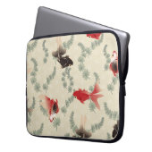 Japanischer Goldfisch Laptopschutzhülle (Vorderseite Links)