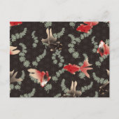 Japanischer Goldfisch Postkarte (Vorderseite)