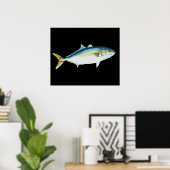 Japanischer Hamachi Yellowtail Amberjack Poster (Heimbüro)