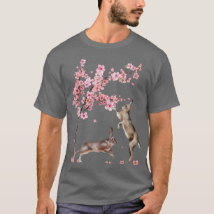 Japanischer Hasen-Kirschblüten-Sakura-Baum T-Shirt