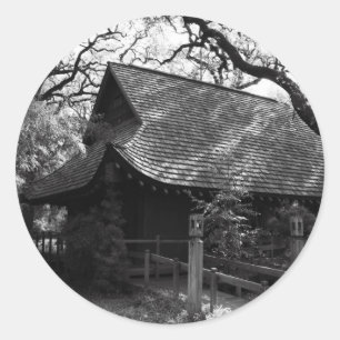 Japanischer Haus-Aufkleber Runder Aufkleber