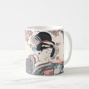 Japanischer Herbst Ukiyo-e Momijigari kein Kaffeetasse