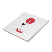 Japanischer Heron Fliese (Seite)