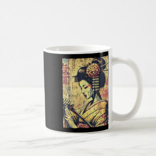 Japanischer Hipster Geisha Katana Vintage Frauen M Kaffeetasse
