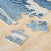 Japanischer Holzblock Art Print Seagulls über dem  Puzzle (Seite)