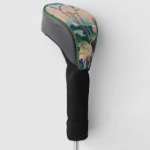 Japanischer Holzblock Kunst, Dichtung und Musik Golf Headcover (angewinkelt)