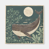 Japanischer Holzblock Magnet (Vorne)