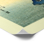 Japanischer Holzblock Poster (Ecke)