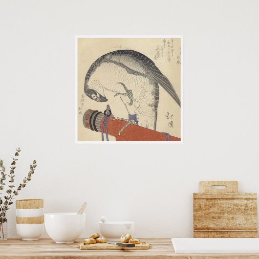 Japanischer Holzblock Poster (Küche)