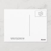 Japanischer Holzblock Postkarte (Rückseite)