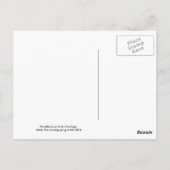 Japanischer Holzblock Postkarte (Rückseite)