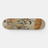Japanischer Holzschnitt #2 Skateboard (Horizontal)