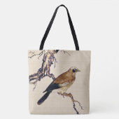 Japanischer Holzschnitt eines Finks, des Browns Tasche (Vorderseite)