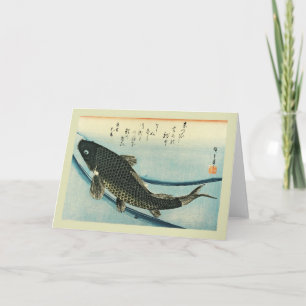 Japanischer Holzschnitt Karte
