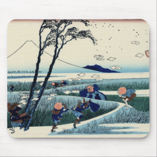 Japanischer Holzschnitt Mousepad