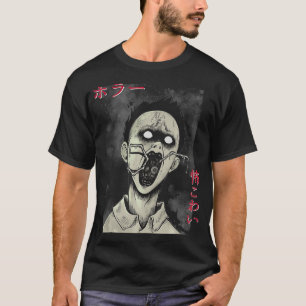 Japanischer Horror Manga Horror Comic Fan Fee Cree T-Shirt