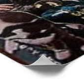 Japanischer Horror Vintag Movie Yokai Poster (Ecke)