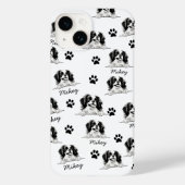 Japanischer Hund Personalisiert Zeichnend Hand Case-Mate iPhone Hülle (Rückseite)